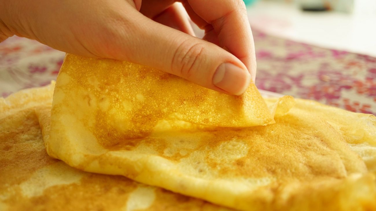 Crepes with Cream (Blini)