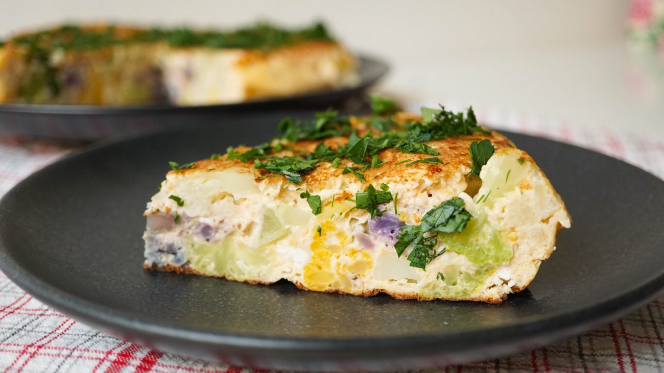 Frittata – Italian Omelet with Cauliflower