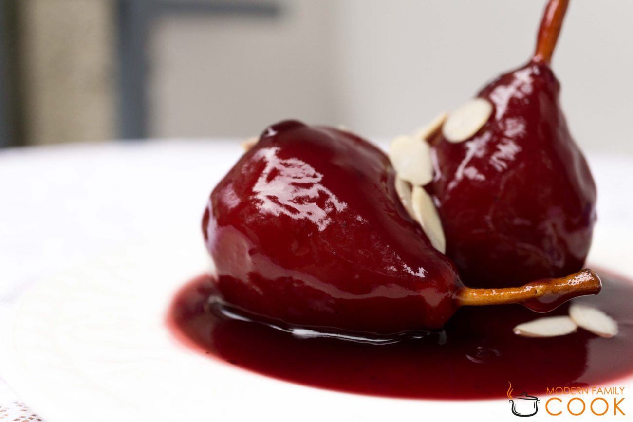 Red-Wine Poached Pears