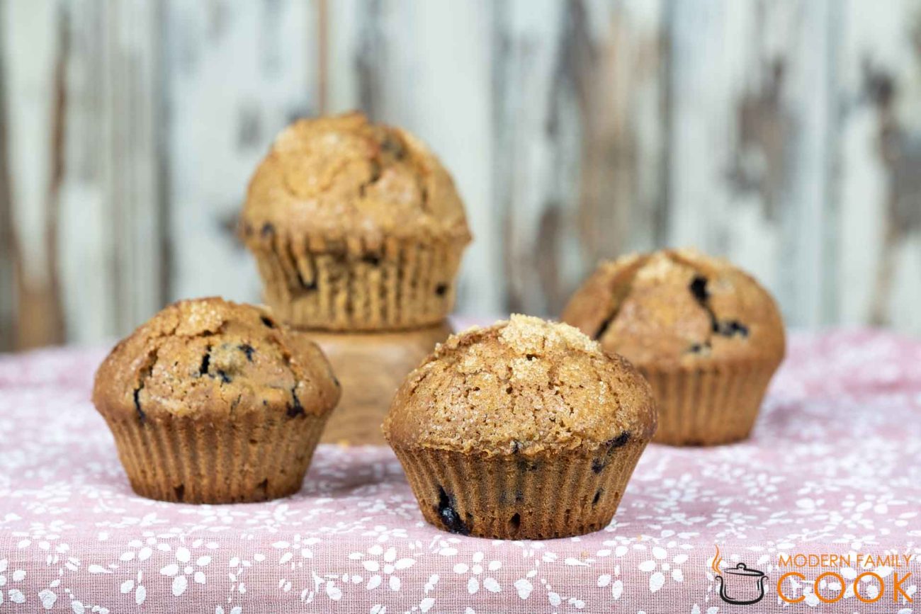 Berry Muffins with Coconut and Almond Flours (Gluten-free, Dairy-free)