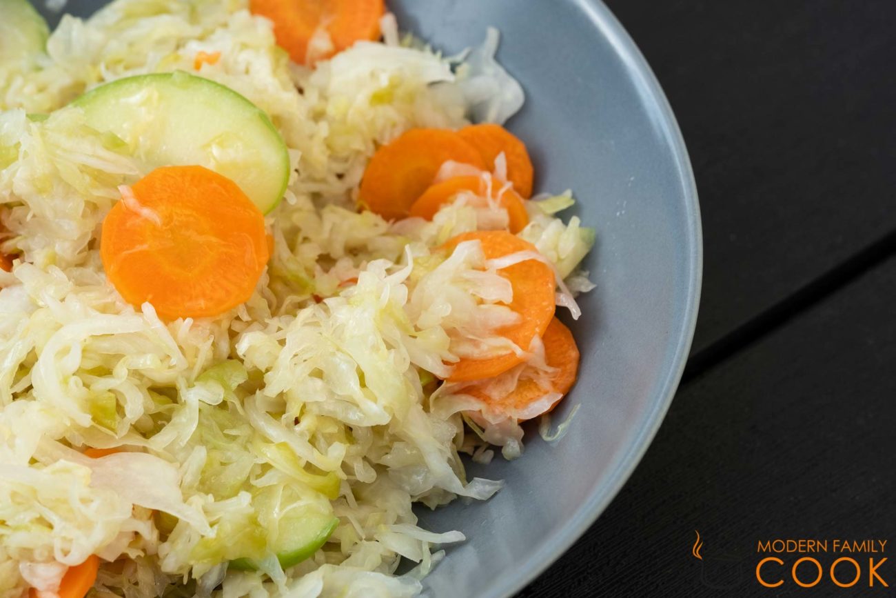 Sauerkraut with Apples and Carrots