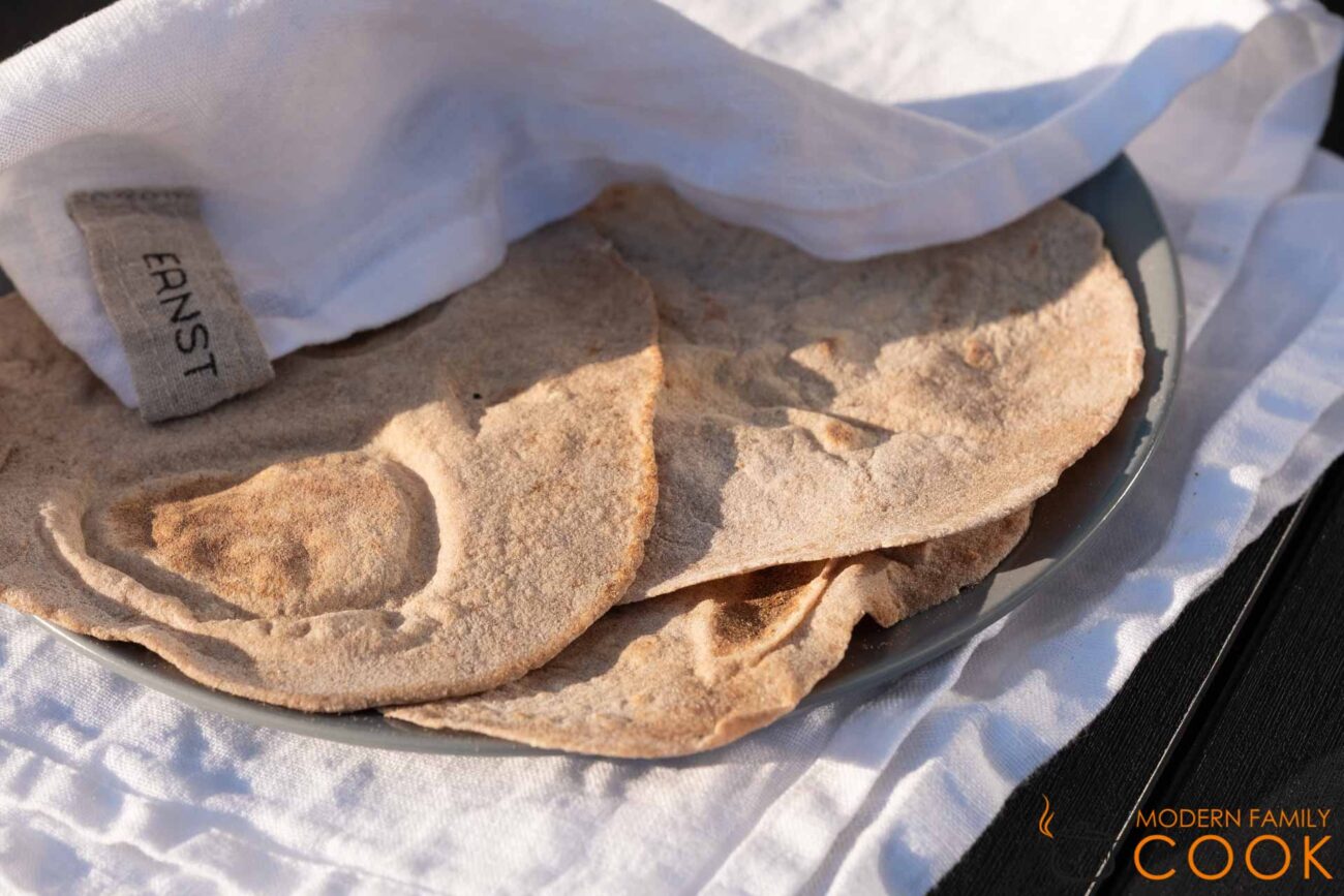 Chapati flatbread (gluten-free, dairy-free)
