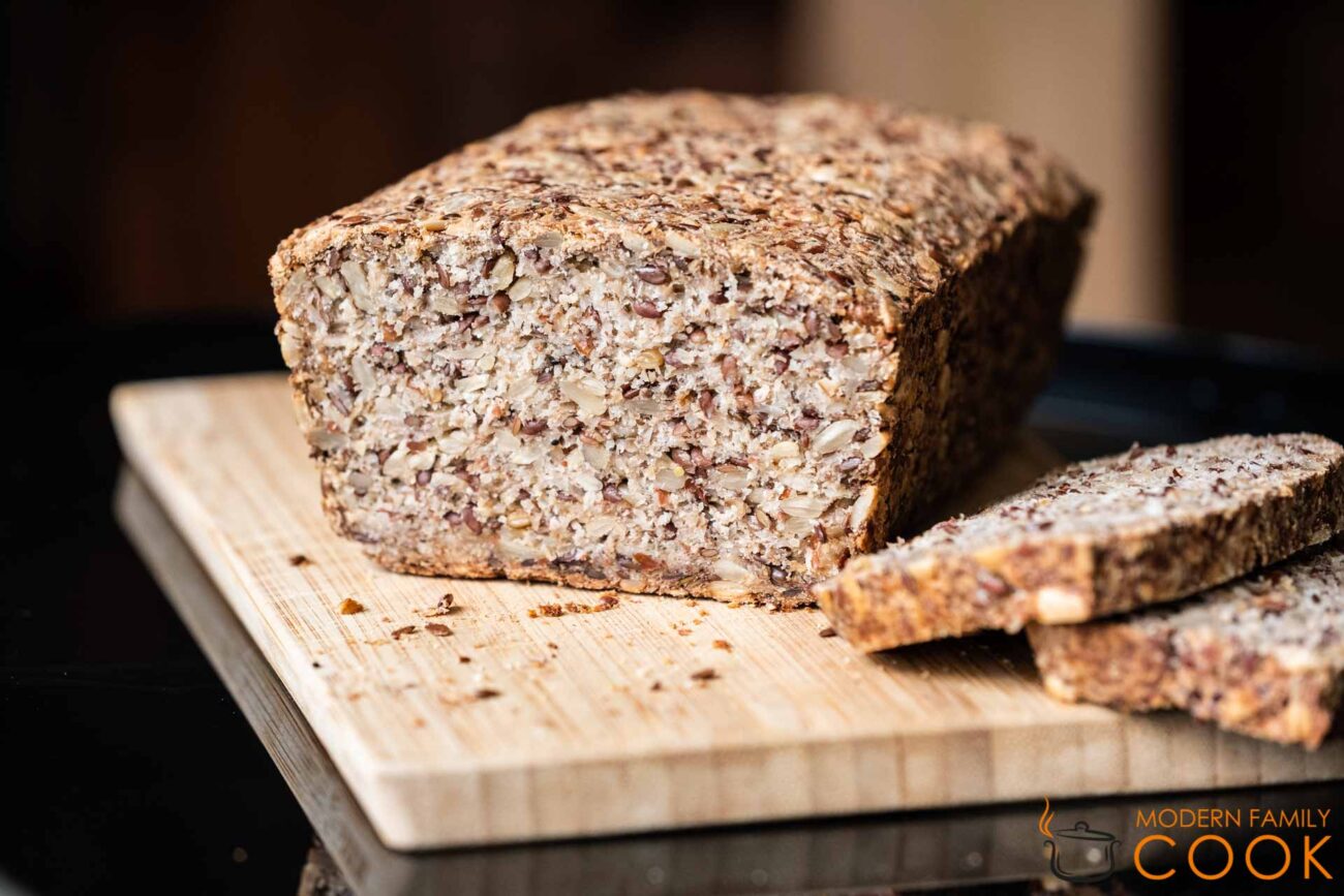 Overnight Oats Bread with Seeds and Yogurt