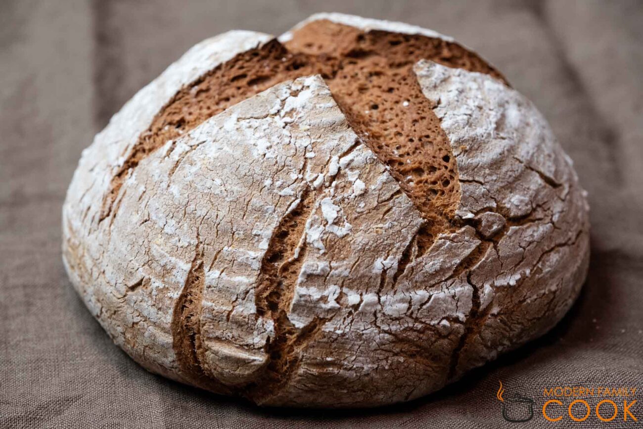 Содовый хлеб (Soda bread) из гречневой и каштановой муки (gluten-free, dairy-free)