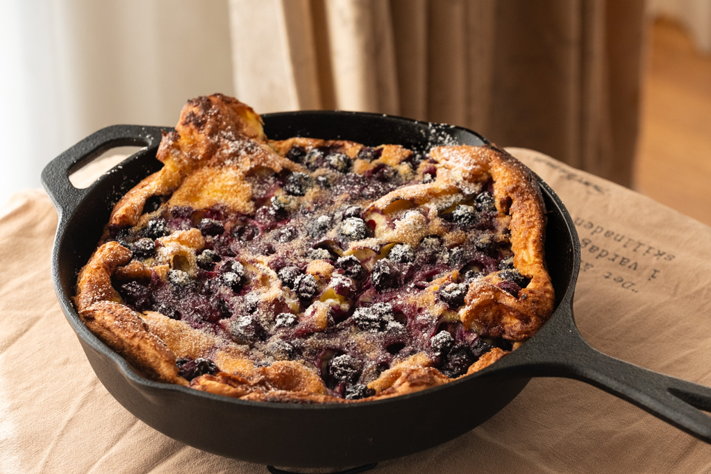 Голландская крошка/Dutch baby pancake на муке из клейкого риса