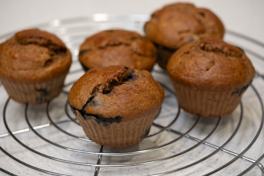 Арахисово-банановые маффины без муки